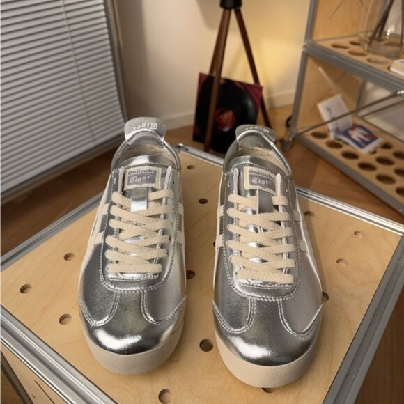 Asics Onitsuka Tiger Mexico 66 Silver Off White - Picture 6 of 9